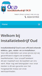 Mobile Screenshot of installatiebedrijfoud.com