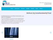 Tablet Screenshot of installatiebedrijfoud.com